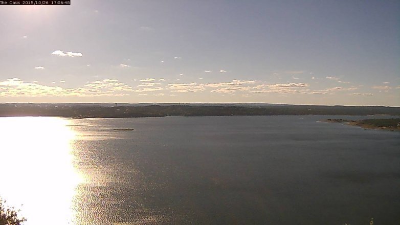 Lake Travis webcam, October 26, 2015 4:10 PM CT
