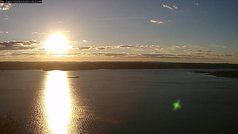 Lake Travis webcam, October 26, 2015 5:30 PM CT