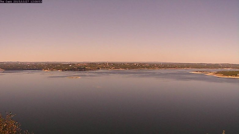 Lake Travis webcam, October 27, 2015 11:15 AM CT