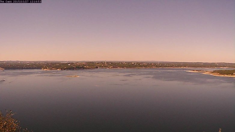 Lake Travis webcam, October 27, 2015 11:25 AM CT