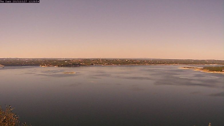 Lake Travis webcam, October 27, 2015 11:35 AM CT