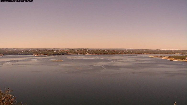 Lake Travis webcam, October 27, 2015 11:40 AM CT