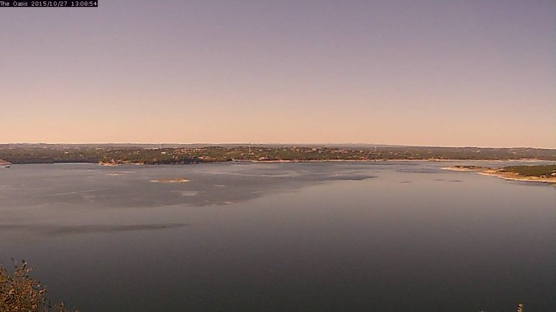 Lake Travis webcam, October 27, 2015 12:15 PM CT
