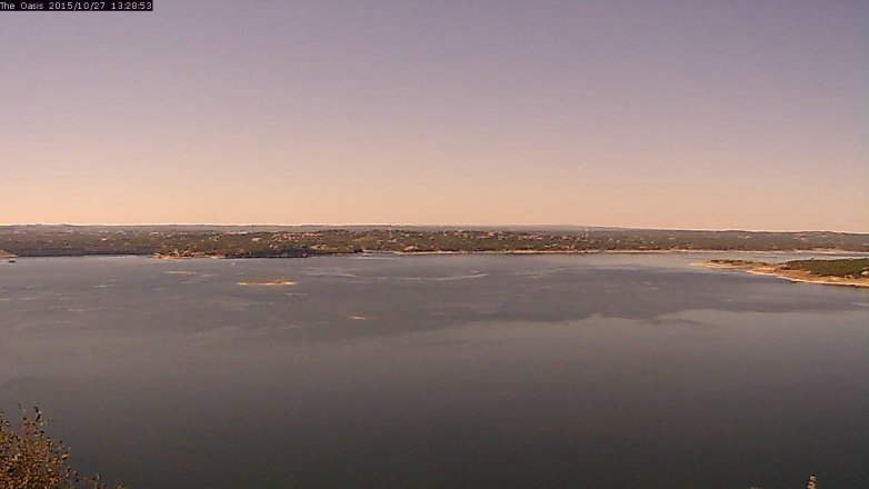Lake Travis webcam, October 27, 2015 12:35 PM CT