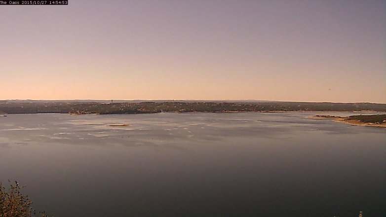 Lake Travis webcam, October 27, 2015 2:00 PM CT