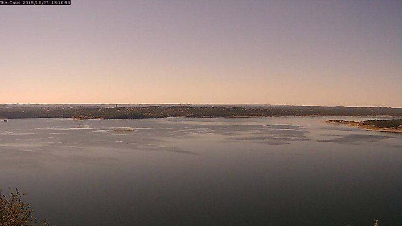 Lake Travis webcam, October 27, 2015 2:15 PM CT