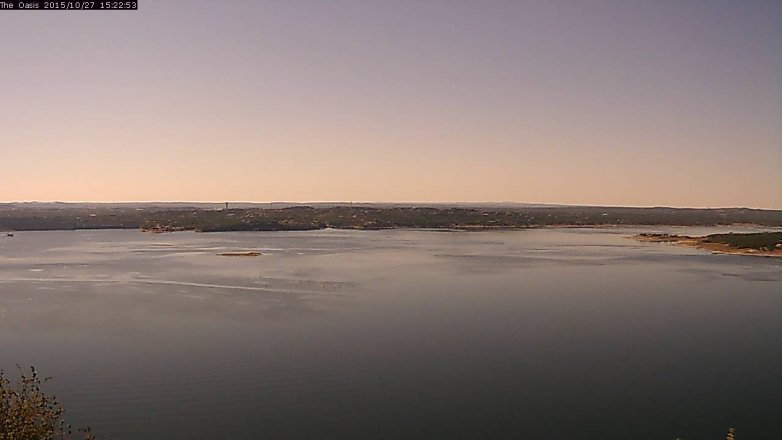 Lake Travis webcam, October 27, 2015 2:30 PM CT