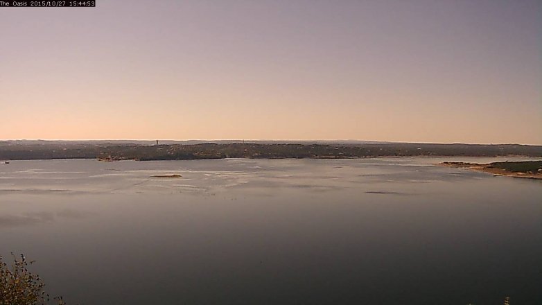 Lake Travis webcam, October 27, 2015 2:50 PM CT
