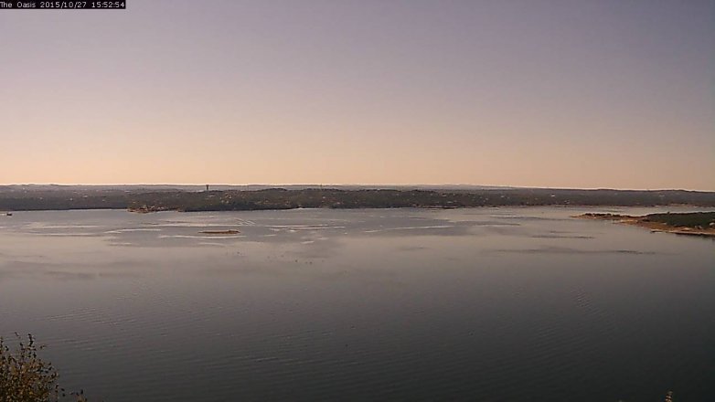Lake Travis webcam, October 27, 2015 3:00 PM CT