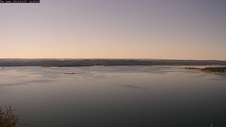 Lake Travis webcam, October 27, 2015 3:05 PM CT
