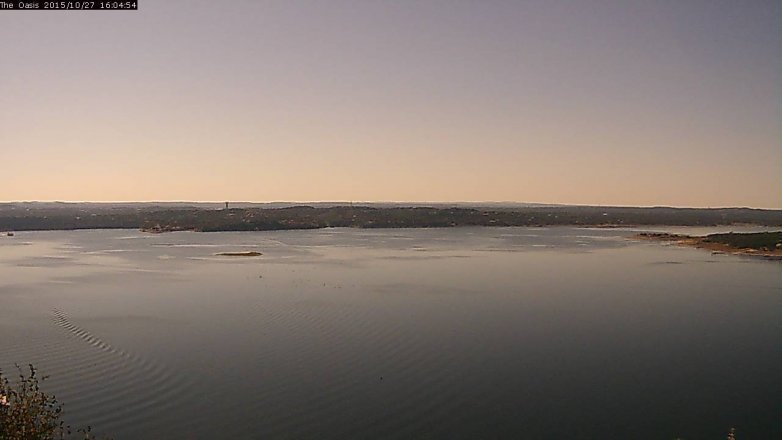 Lake Travis webcam, October 27, 2015 3:10 PM CT