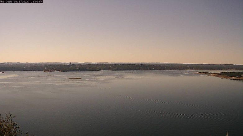 Lake Travis webcam, October 27, 2015 3:15 PM CT