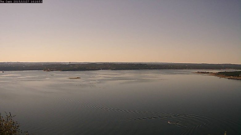 Lake Travis webcam, October 27, 2015 3:25 PM CT
