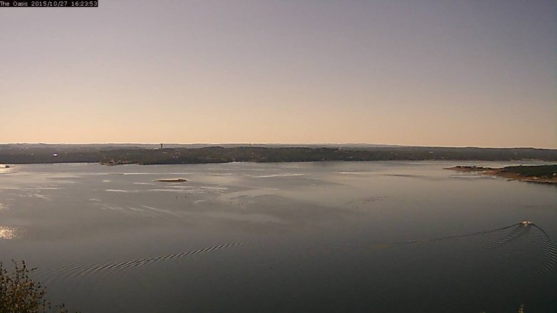 Lake Travis webcam, October 27, 2015 3:30 PM CT