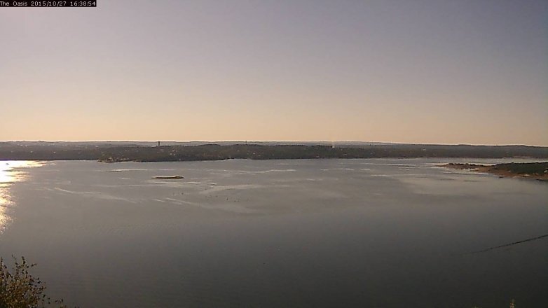 Lake Travis webcam, October 27, 2015 3:45 PM CT