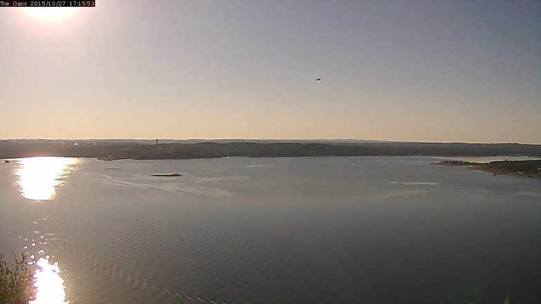 Lake Travis webcam, October 27, 2015 4:20 PM CT