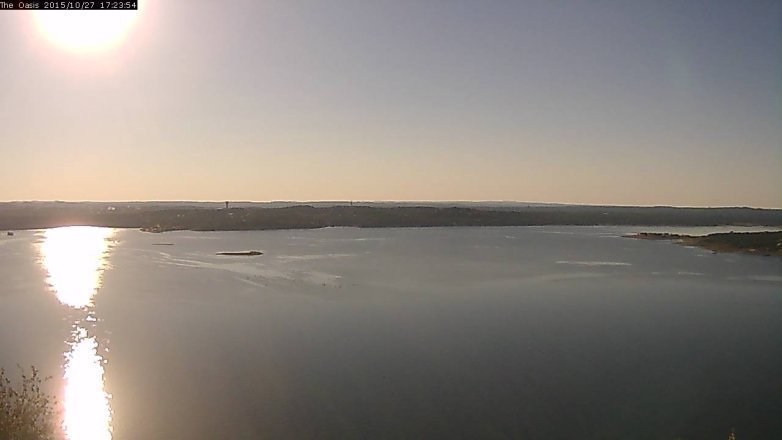 Lake Travis webcam, October 27, 2015 4:30 PM CT