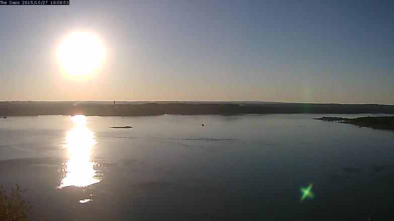 Lake Travis webcam, October 27, 2015 5:15 PM CT