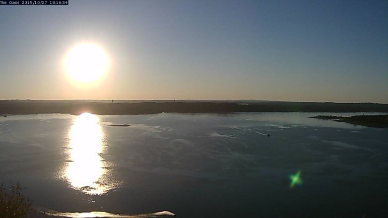 Lake Travis webcam, October 27, 2015 5:25 PM CT