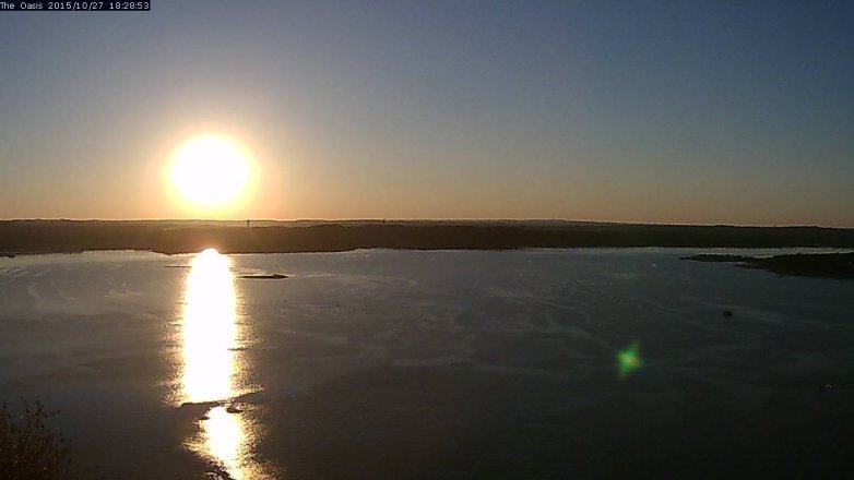 Lake Travis webcam, October 27, 2015 5:35 PM CT