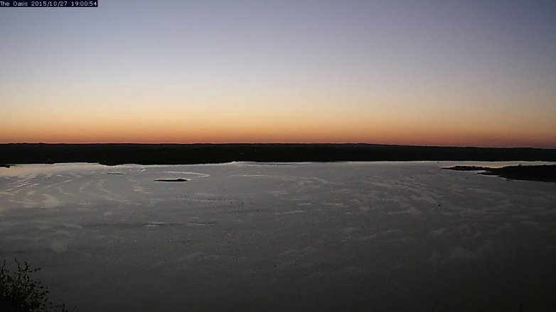 Lake Travis webcam, October 27, 2015 6:05 PM CT