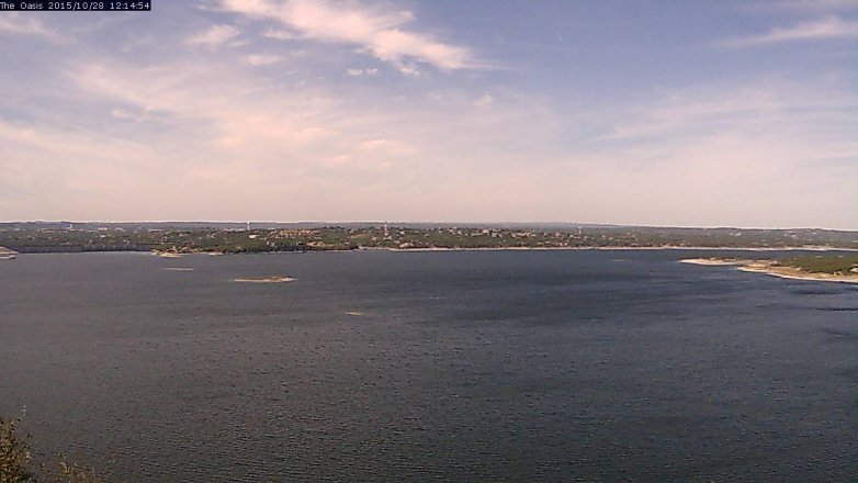 Lake Travis webcam, October 28, 2015 11:20 AM CT
