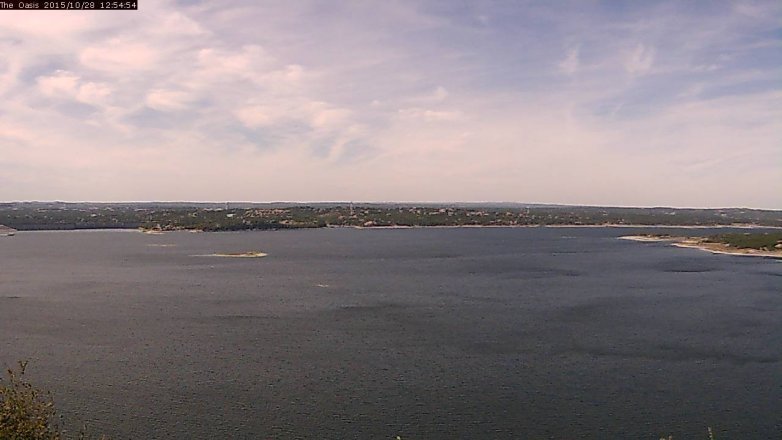 Lake Travis webcam, October 28, 2015 12:00 PM CT