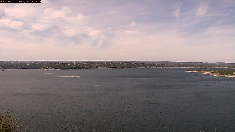 Lake Travis webcam, October 28, 2015 12:05 PM CT