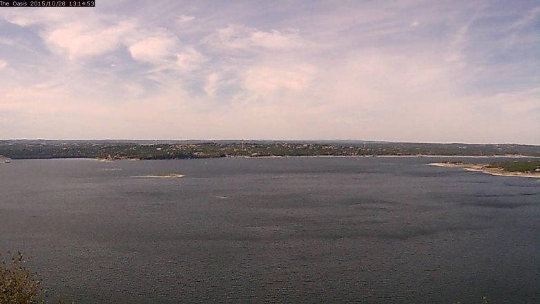 Lake Travis webcam, October 28, 2015 12:20 PM CT
