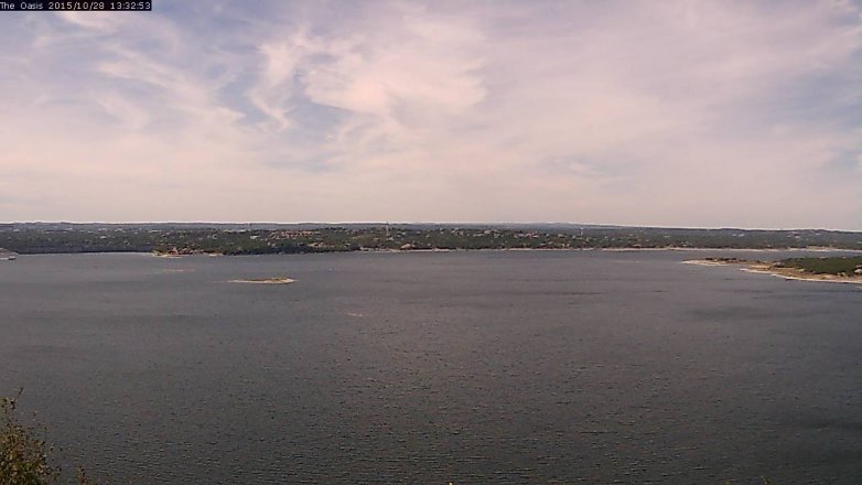 Lake Travis webcam, October 28, 2015 12:40 PM CT