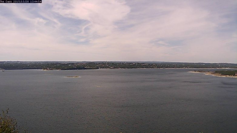 Lake Travis webcam, October 28, 2015 12:50 PM CT