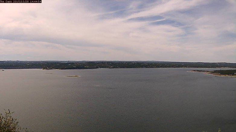 Lake Travis webcam, October 28, 2015 1:50 PM CT