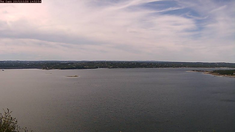 Lake Travis webcam, October 28, 2015 2:00 PM CT