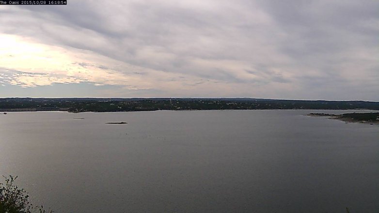 Lake Travis webcam, October 28, 2015 3:25 PM CT