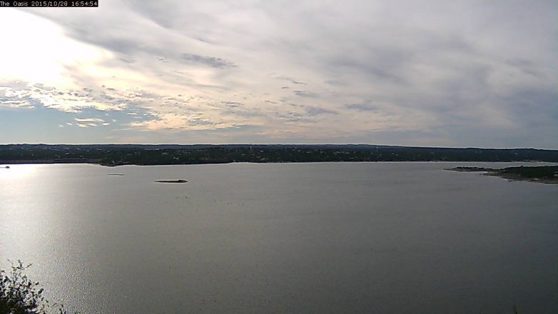 Lake Travis webcam, October 28, 2015 4:00 PM CT