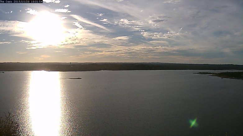 Lake Travis webcam, October 28, 2015 5:10 PM CT