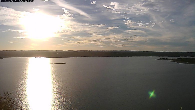 Lake Travis webcam, October 28, 2015 5:15 PM CT