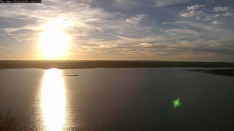 Lake Travis webcam, October 28, 2015 5:30 PM CT