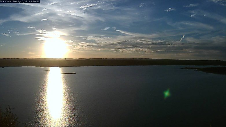 Lake Travis webcam, October 28, 2015 5:35 PM CT