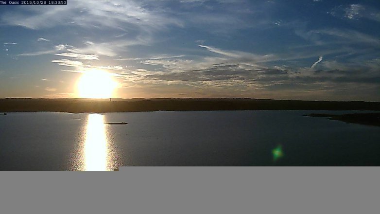 Lake Travis webcam, October 28, 2015 5:40 PM CT