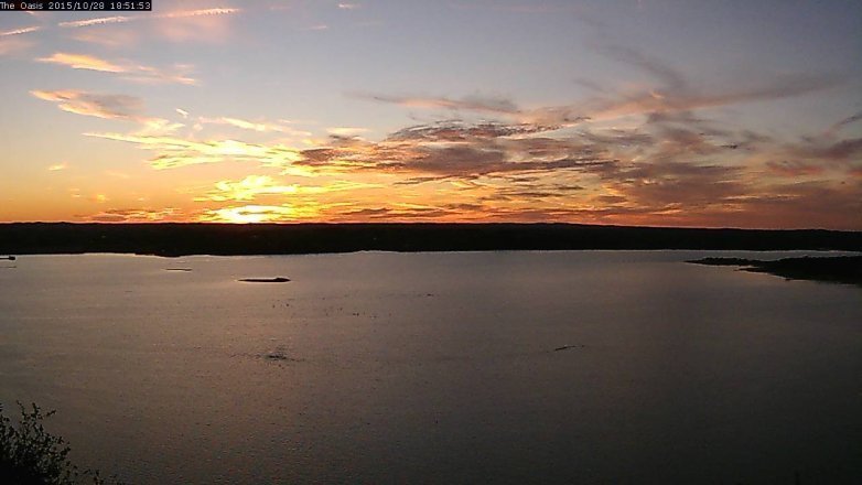 Lake Travis webcam, October 28, 2015 6:00 PM CT