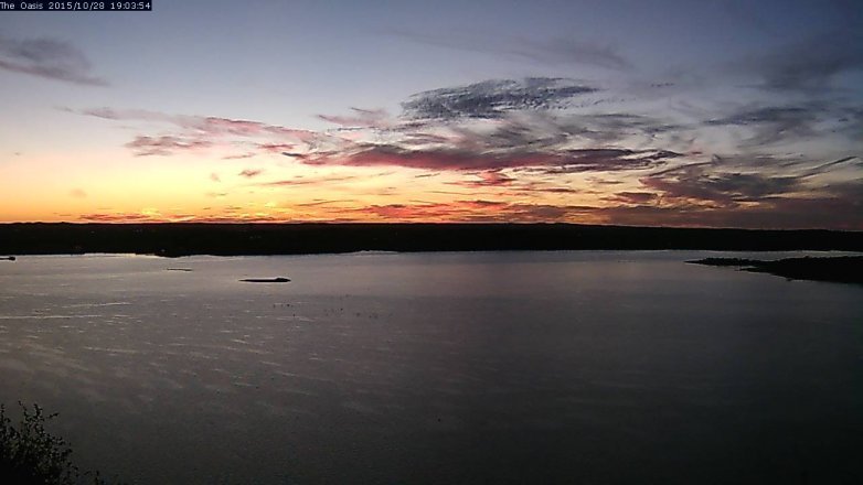 Lake Travis webcam, October 28, 2015 6:10 PM CT
