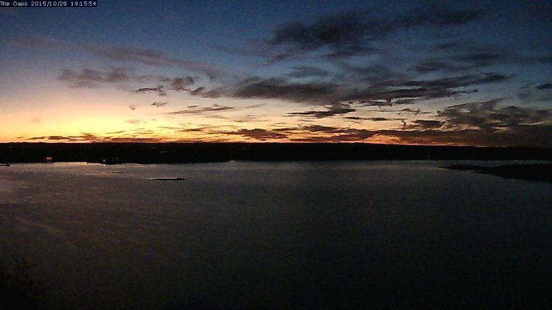 Lake Travis webcam, October 28, 2015 6:25 PM CT