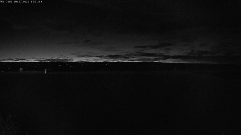 Lake Travis webcam, October 28, 2015 6:40 PM CT