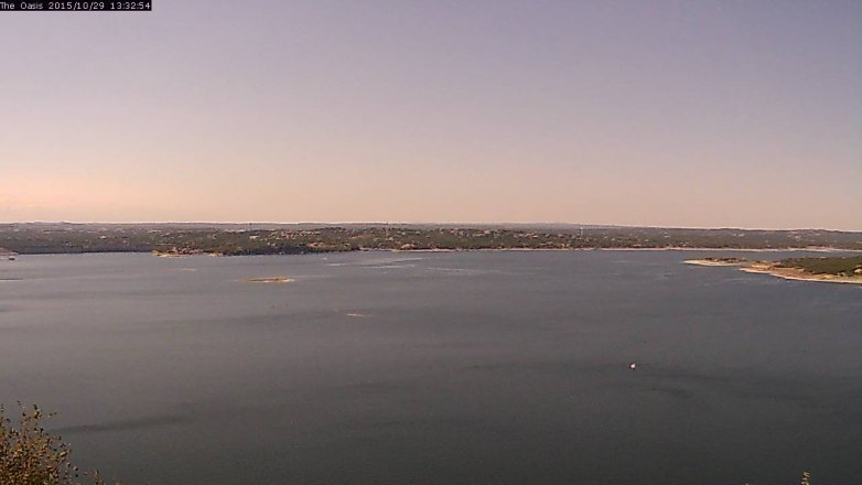Lake Travis webcam, October 29, 2015 12:40 PM CT