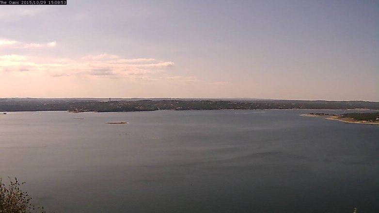 Lake Travis webcam, October 29, 2015 2:15 PM CT