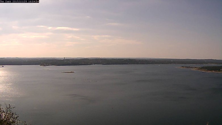 Lake Travis webcam, October 29, 2015 3:10 PM CT