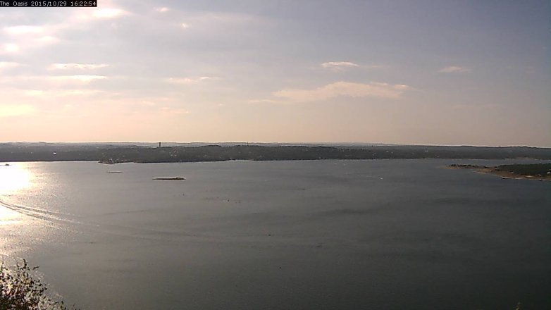 Lake Travis webcam, October 29, 2015 3:30 PM CT