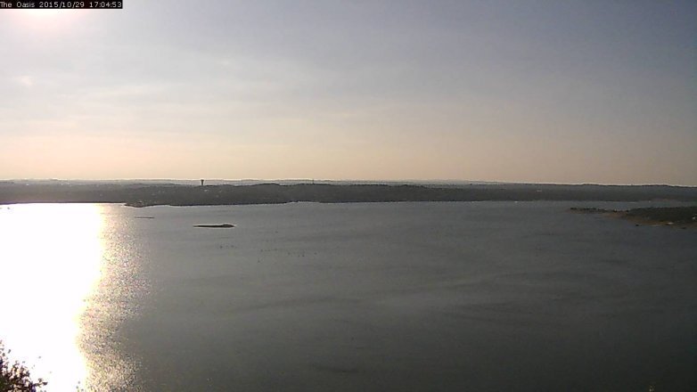 Lake Travis webcam, October 29, 2015 4:10 PM CT