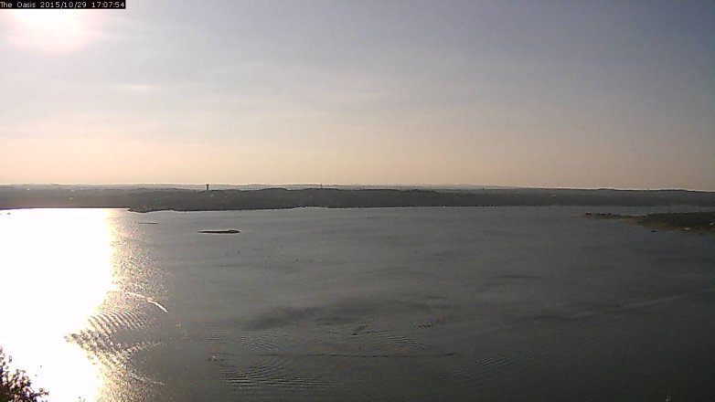 Lake Travis webcam, October 29, 2015 4:15 PM CT